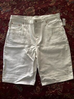 NWT Gap White Denim Shorts - High-Rise 9” size 14